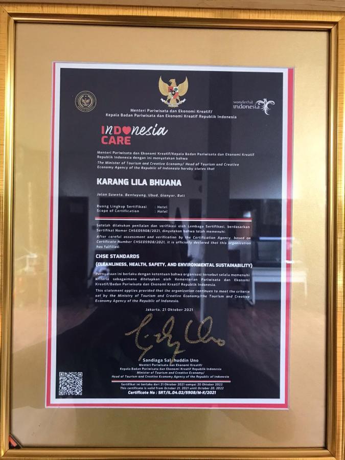 Karang Lila Bhuana Ubud Extérieur photo